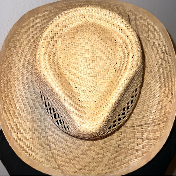 Summer Club Unisex Natural Fibre Straw Hat Styled in Australia Aztec Band Large - Picture 13 of 16